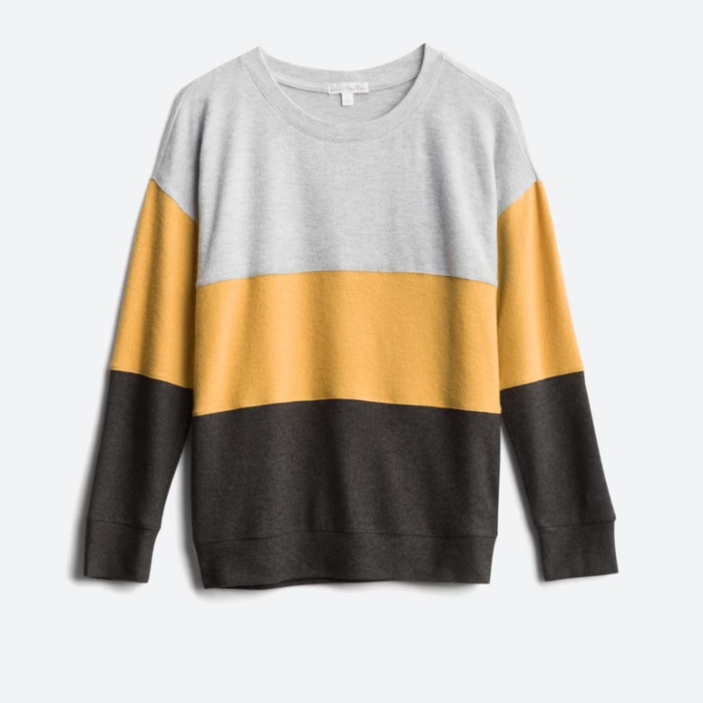 NINE BRITTON Dalia Brushed Knit Top